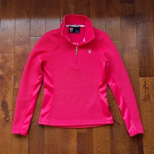 Spyder Women’s Pink Half-Zip Sz S